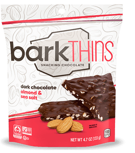 Bark Thins Dark Chocolate Almond With Sea Salt 4.7oz. - Greenwich Village Farm