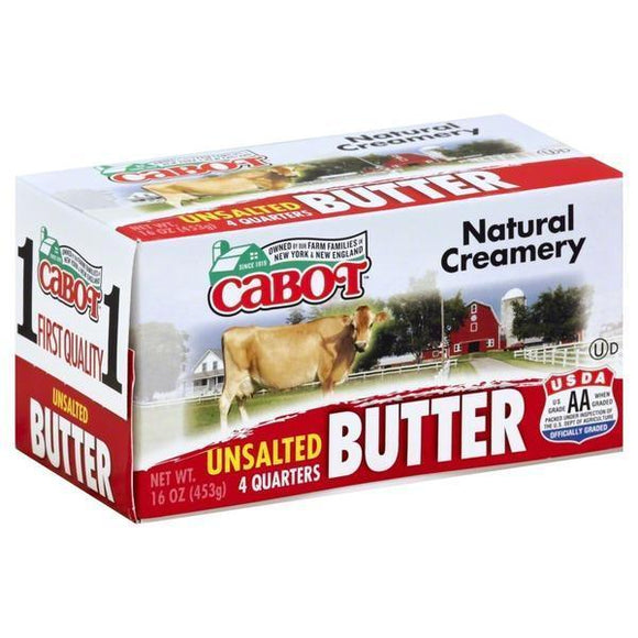 Cabot Butter Unsalted 16oz. - Greenwich Village Farm