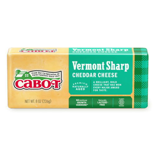 Cabot Cheese Vermont Sharp Yellow 8oz. - Greenwich Village Farm