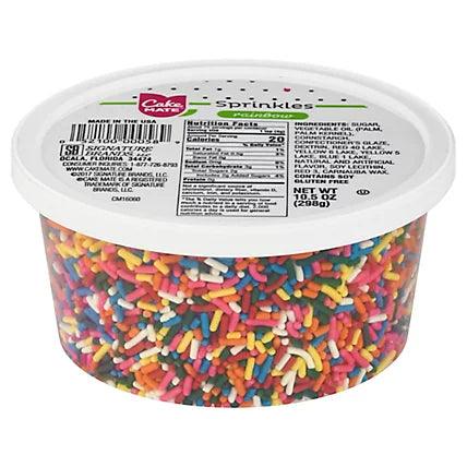 Cake Mate Rainbow Sprinkles 10.5oz. - Greenwich Village Farm