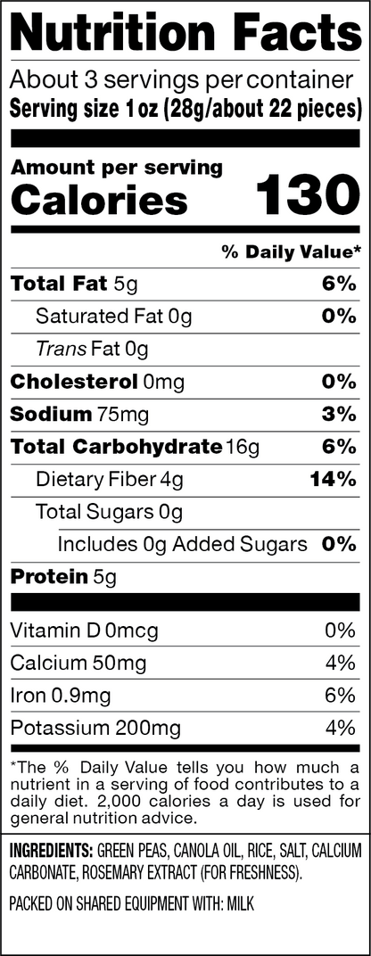 Calbee Harvest Snaps Lighly Salted 3.3oz. - Greenwich Village Farm