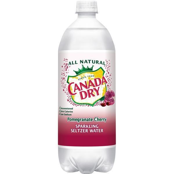 Canada Dry seltzer Pomegranate Cherry 1 Liter - Greenwich Village Farm