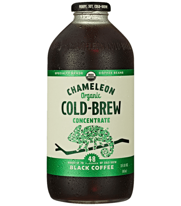 Chameleon Organic Cold Brew Black Coffee Concentrates - 32oz. - Greenwich Village Farm