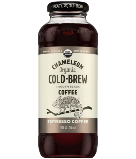 Chameleon Organic Cold Brew Espresso Coffee - 10oz. - Greenwich Village Farm