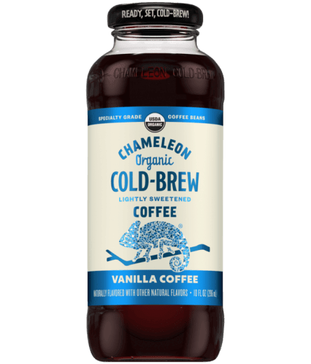 Chameleon Organic Cold Brew Vanilla Coffee - 10oz. - Greenwich Village Farm