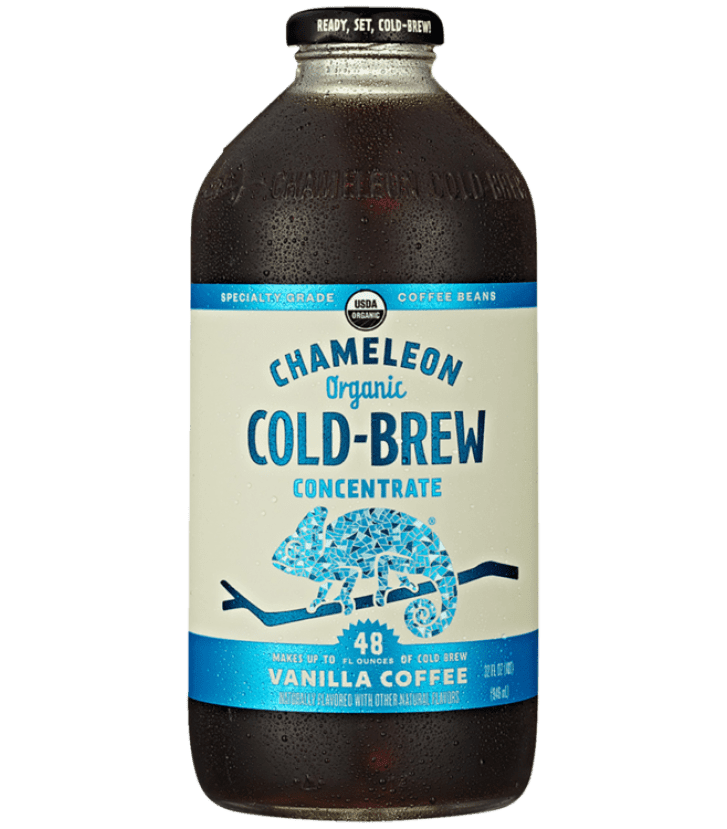 Chameleon Organic Cold Brew Vanilla Coffee Concentrates - 32oz. - Greenwich Village Farm