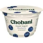 Chobani Greek Yogurt 0% Blueberry 5.3oz - Greenwich Village Farm