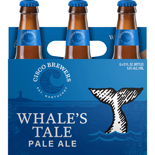 Cisco Whale's Tale Pale Ale - 12oz. Bottle - Greenwich Village Farm