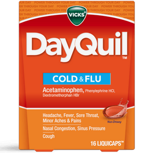 Dayquil LiquiCaps Cold & Flu 16 Count - Greenwich Village Farm
