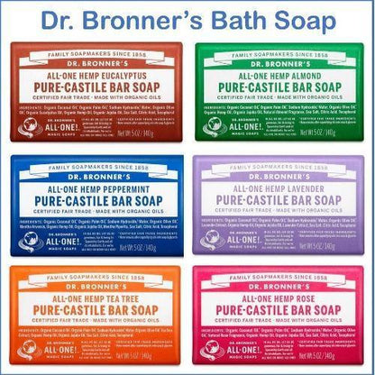 Dr. Bronner's Bath Soap Bar 5oz. - Greenwich Village Farm