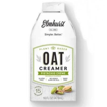 Elmhurst Oat Creamer Pistachio Crème 16oz. - Greenwich Village Farm