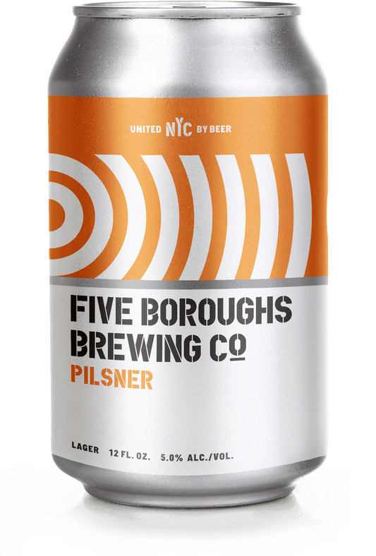 Five Boroughs Pilsner - 12oz. Can - Greenwich Village Farm