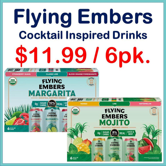 Flying Embers Variety 6 pack Special - Greenwich Village Farm
