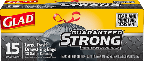 Glad Large Trash Bag 30 Gallon – Greenwich Village Farm