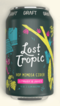 Graft Cider Lost Topic 12oz. Can - Greenwich Village Farm