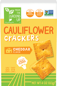 Ground Up Cauliflower Cracker Cheddar 4oz. - Greenwich Village Farm
