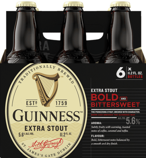 Guinness Extra Stout - 11.2oz. Bottle - Greenwich Village Farm