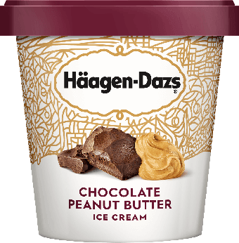 Haagen Dazs Ice Cream Chocolate Peanut Butter 14oz. - Greenwich Village Farm