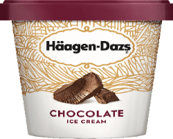 Haagen Dazs Ice Cream Cups Chocolate 3.6oz. - Greenwich Village Farm