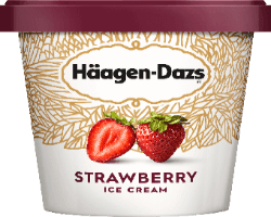 Haagen Dazs Ice Cream Cups Strawberry 3.6oz. - Greenwich Village Farm