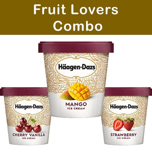 Haagen Dazs Ice Cream Fruit Lovers Combo 3 Pack - Greenwich Village Farm