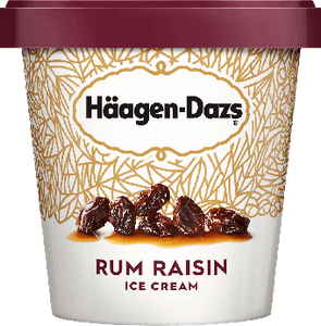 Haagen Dazs Ice Cream Rum Raisin 14oz. - Greenwich Village Farm