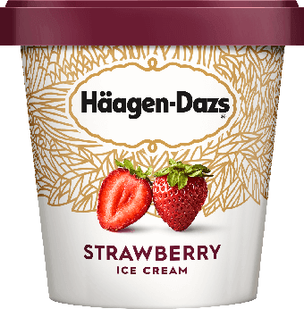 Haagen Dazs Ice Cream Strawberry 14oz. - Greenwich Village Farm