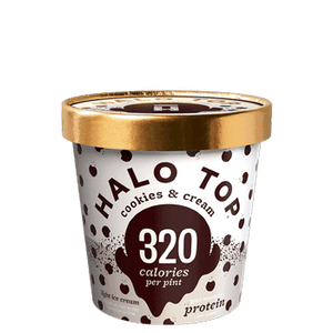 Halo Top Ice Cream Cookies & Cream 16oz. - Greenwich Village Farm