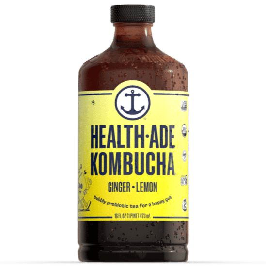 Health-Ade Kombucha Ginger Lemon 16oz. - Greenwich Village Farm