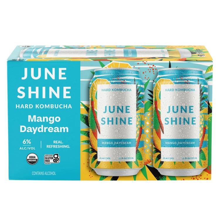 Juneshine Hard Kombucha Mango Daydream 12oz. Can - Greenwich Village Farm