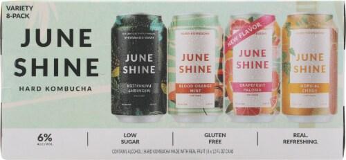 Juneshine Hard Kombucha Variety 8-Pack 12oz. Can - Greenwich Village Farm