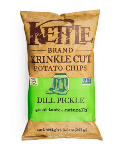 Kettle Chips Krinkle Cut Dill Pickle 5oz. - Greenwich Village Farm