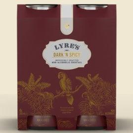 Lyre's Dark and Spicy 4 Pack 250ml. Can - Greenwich Village Farm