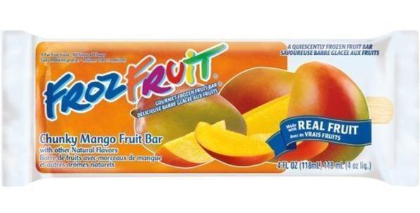 Marinos Frozen fruit Bar Mango 4oz.. - Greenwich Village Farm