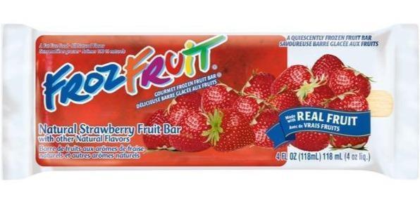 Marinos Frozen fruit Bar Strawberry 4oz.. - Greenwich Village Farm