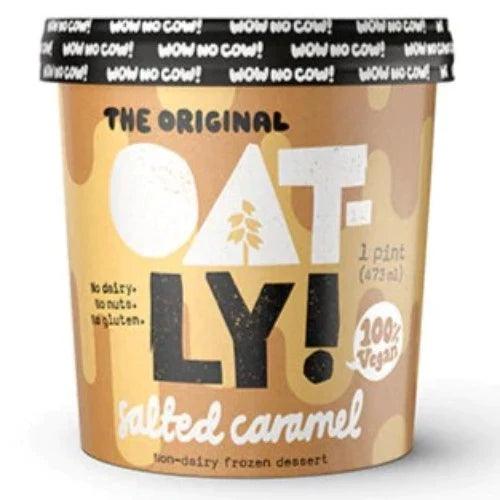 Oatly Frozen Dessert - Salted Caramel - Pint - Greenwich Village Farm