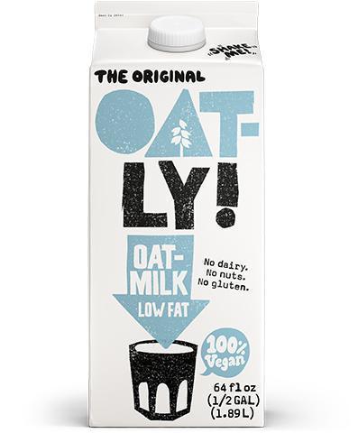 Oatly Oat Milk Low Fat - 64oz. - Greenwich Village Farm
