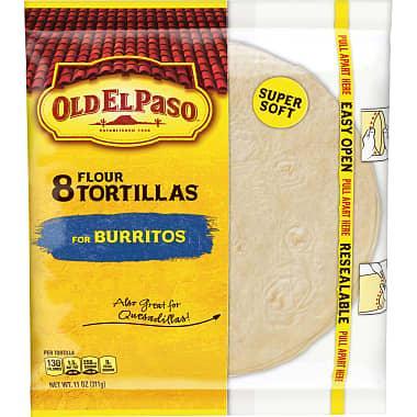 Old El Paso Flour Tortillas 8oz. - Greenwich Village Farm