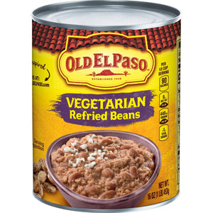 Old El Paso Vegetarian Refried Beans 16oz. - Greenwich Village Farm