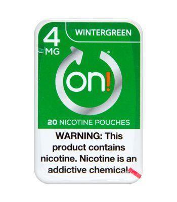 On! Nicotine Pouches Wintergreen 4mg. - Greenwich Village Farm