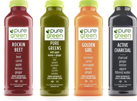 Pure Green Cold Pressed Juice 16oz. - Greenwich Village Farm