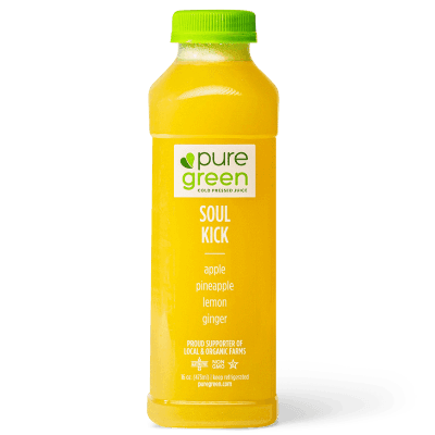 Pure Green Cold Pressed Juice 16oz. - Greenwich Village Farm