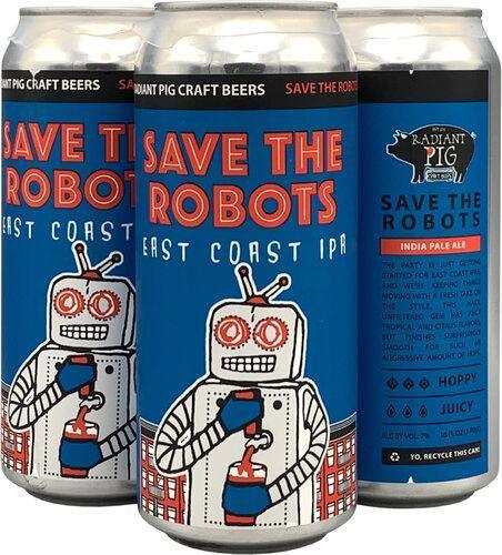 Radiant Pig Save the Robots 16oz. Can - Greenwich Village Farm