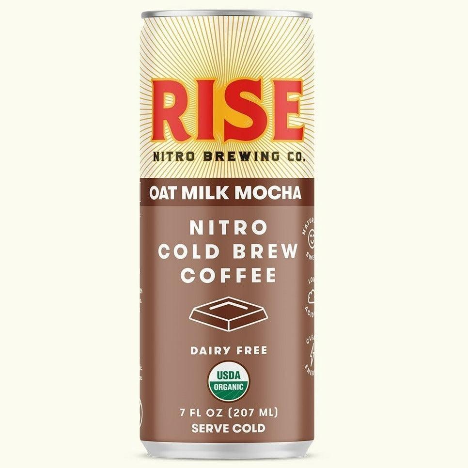 Rise Brewing Cold Brew Oat Milk Mocha Latte 7oz. Can - Greenwich Village Farm