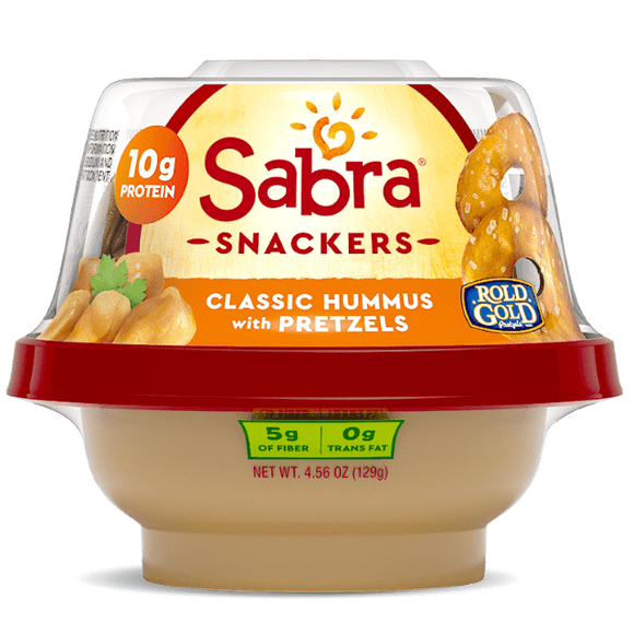 Sabra Classic Hummus With Pretzel 4.56oz. - Greenwich Village Farm