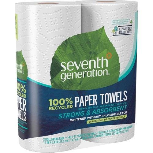 Seventh Generation Paper Towel 2-Ply 140 Sheets - Greenwich Village Farm