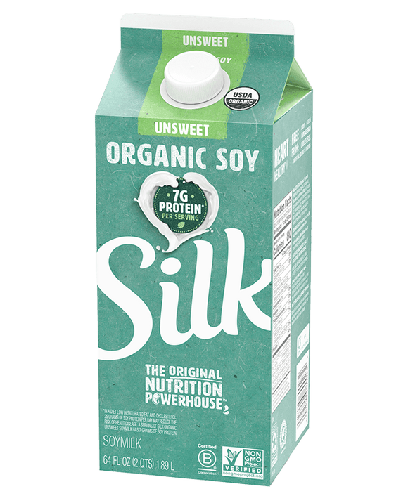 Silk Soy Milk Original Unsweetened 64oz. - Greenwich Village Farm