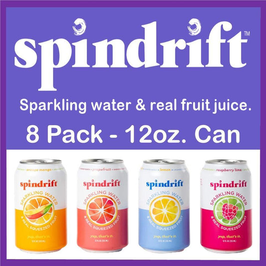 Spindrift Sparkling Water 12oz. Can - Greenwich Village Farm