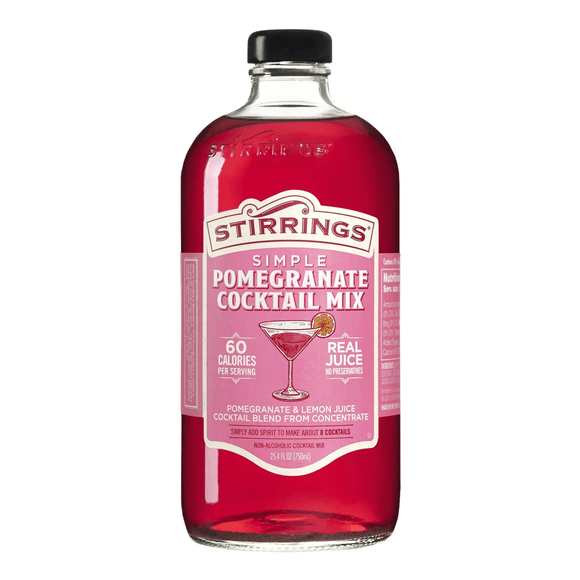Stirrings Pomegranate Cocktail Mix 25.4 oz. - Greenwich Village Farm