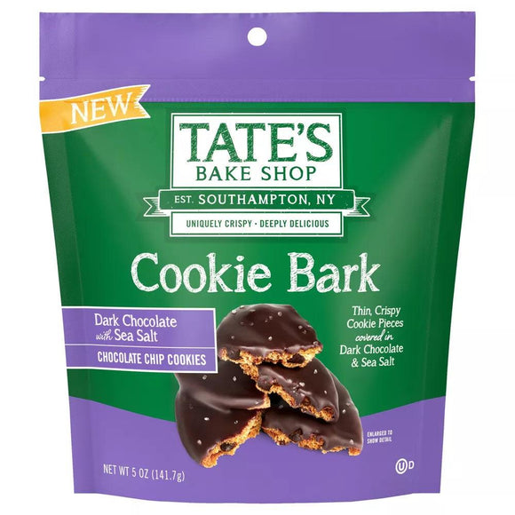 Tate's Cookie Bark Dark Chocolate 5oz. - Greenwich Village Farm